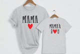 Mama Mama's Boy Heart Shirts