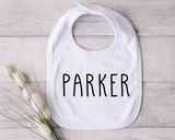 Personalized Name Baby Bib