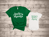 Lucky Mama, Mama's Lucky Charm Matching Shirts