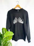 Skeleton Hands Crewneck Sweatshirt