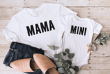 Mama and Mini Shirt and Baby Bodysuit