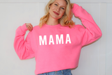 MAMA Puff Vinyl Crewneck Sweatshirt