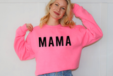 MAMA Puff Vinyl Crewneck Sweatshirt