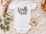 Worth the Wait Baby Bodysuit