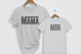 Mama Mini Checkered Matching Shirts