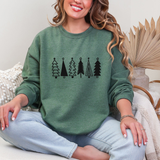 Black Christmas Trees Shirt