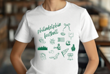 Philadelphia Football Doodles Shirt