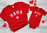 Mama and Mini Matching Valentine's Day Shirts