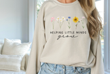 Pressed Flowers Helping Little Minds Grow Shirt