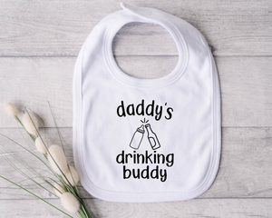 Daddy's Drinking Buddy Baby Bib