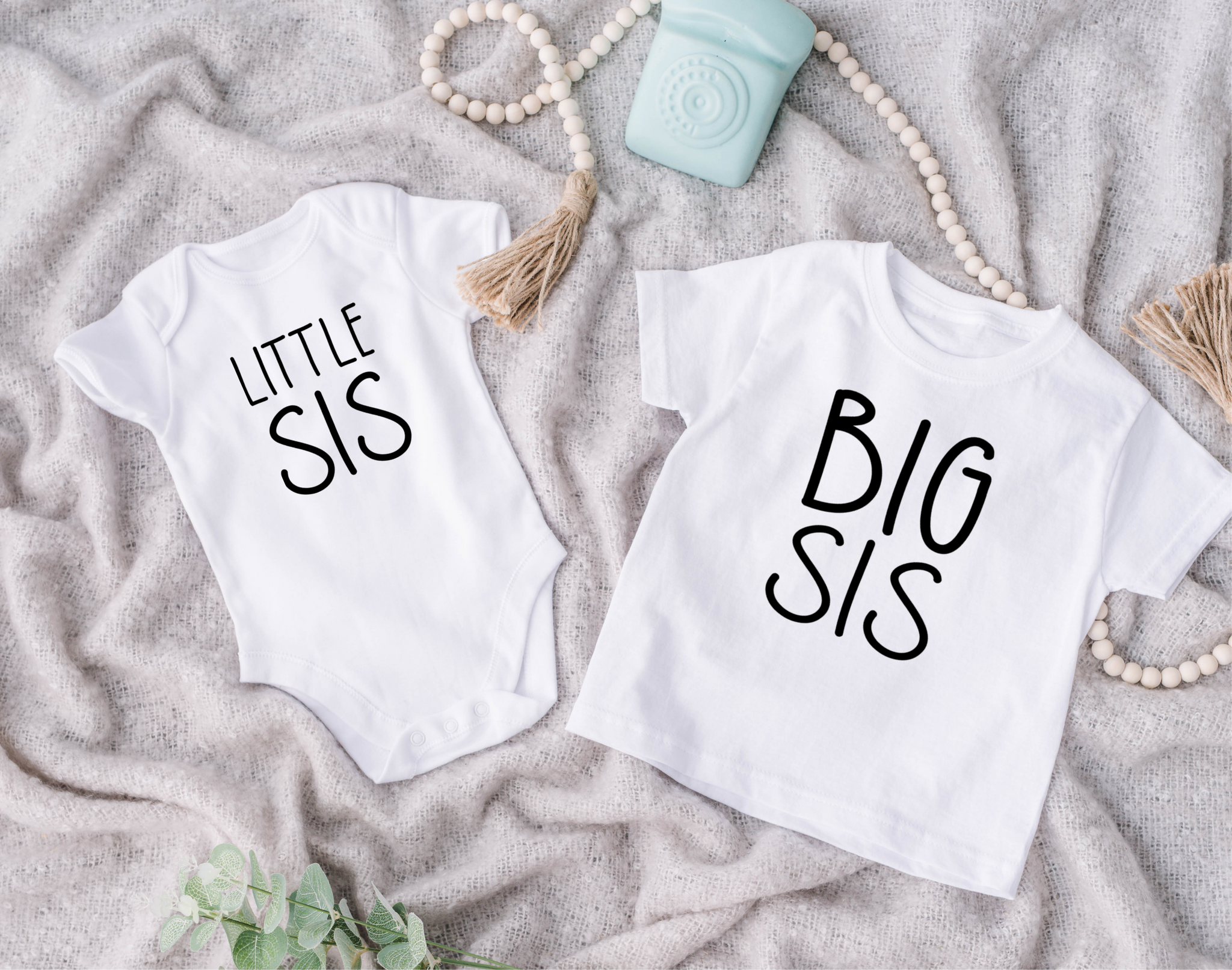 Big Bro, Little Bro, Big Sis, Little Sis New Baby Announcement Shirts –  Live Luv Craft Co, image size:2048x1613
