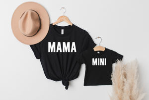 Mama and Mini Shirt and Baby Bodysuit