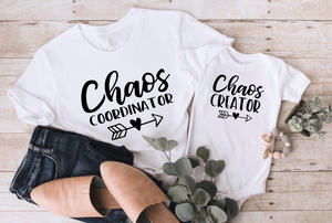 Chaos Coordinator and Chaos Creator Matching Shirts